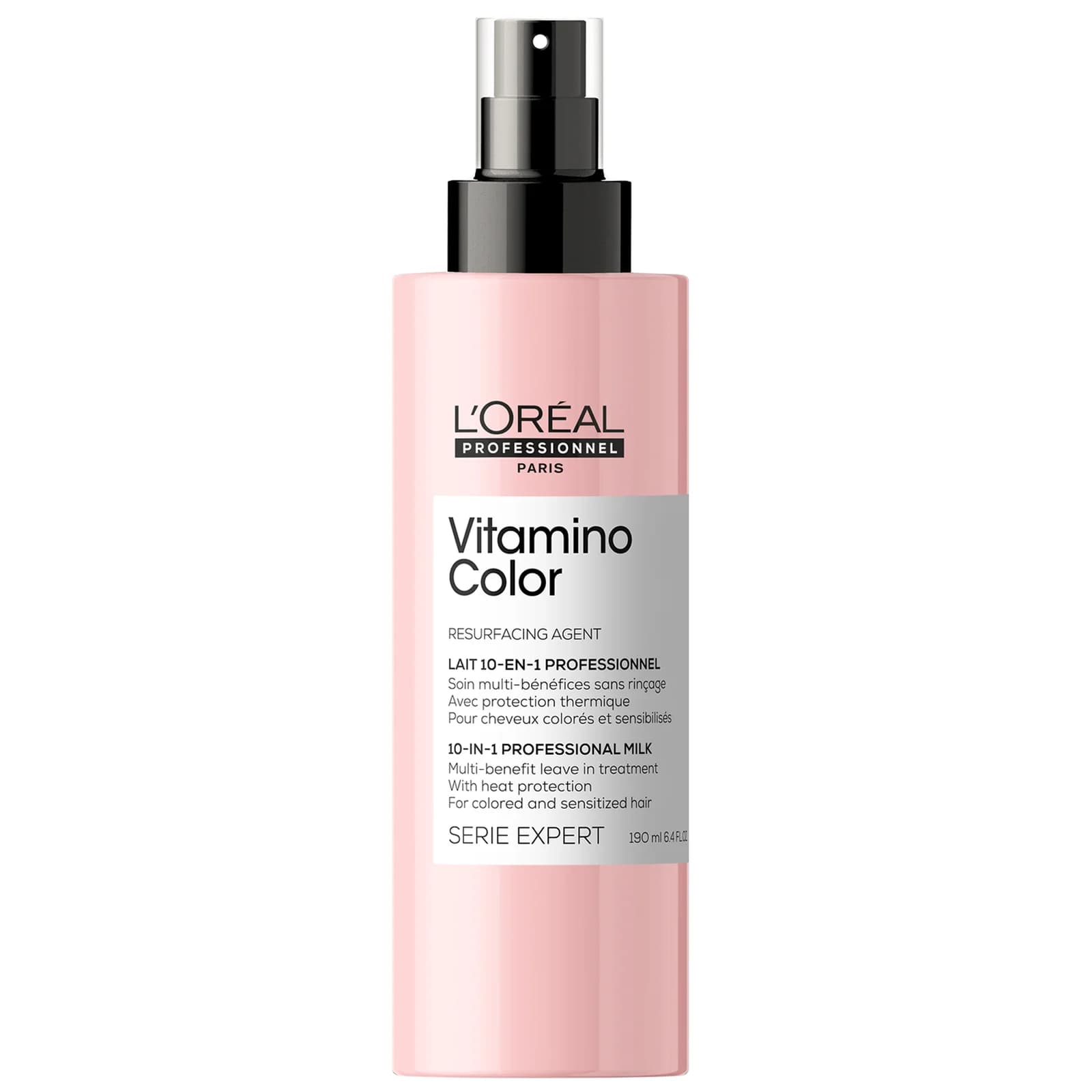 Vitamino color — Spray Multiusos 10 en 1 (Lait 10-en-1 Professionnel / 10-in-1 Professional Milk / Resurfacing Agent)
